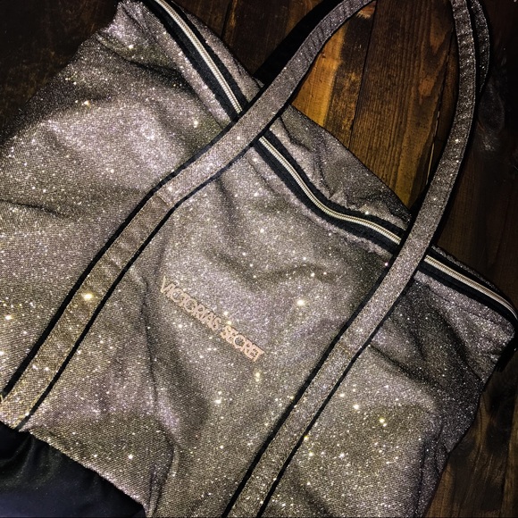 Victoria's Secret Handbags - Victoria’s Secret Gold Glitter Bag